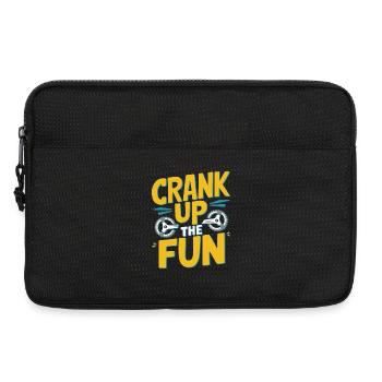 Drehen Sie den Spaß auf - Laptoptasche 13" - Schwarz - Vorne