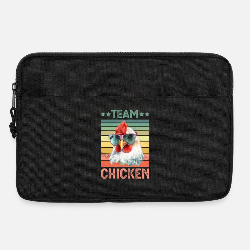 Huhn Hühner - Laptoptasche 13" - Schwarz