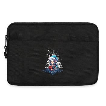 Cheerful Elf - Laptop bag 13" - black - Front