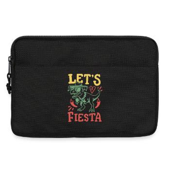 Mexikanisch Fest Dinosaurier Cinco de Mayo - Laptoptasche 13" - Schwarz - Vorne