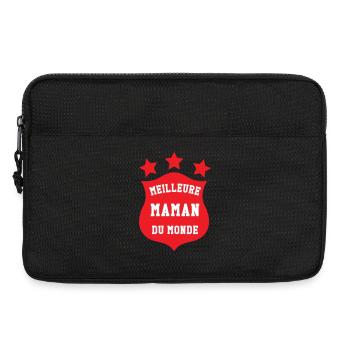 Meilleure Maman - Fête des Mères - Sacoche pour ordinateur portable 13 pouces - noir - Devant