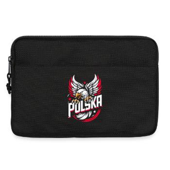 Polska Pologne Aigle Emblème Drapeau Drapeau Cadeau - Sacoche pour ordinateur portable 13 pouces - noir - Devant