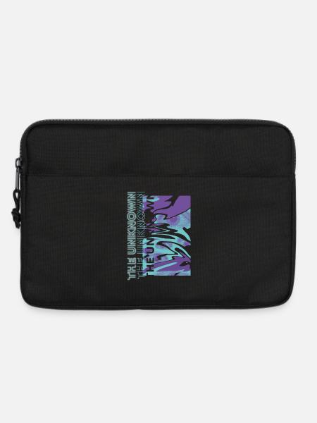 The Unknown – Digitale Verzerrung - Laptoptasche 13" - Schwarz