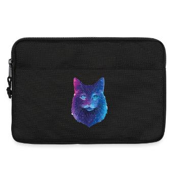 Galaktische Katze - Laptoptasche 13" - Schwarz - Vorne