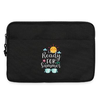I am Ready for Summer - Laptop bag 13" - black - Front