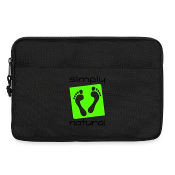 Simplement pieds nus | simplement pieds nus tout simplement naturel 2C - Sacoche pour ordinateur portable 13 pouces - noir - Devant