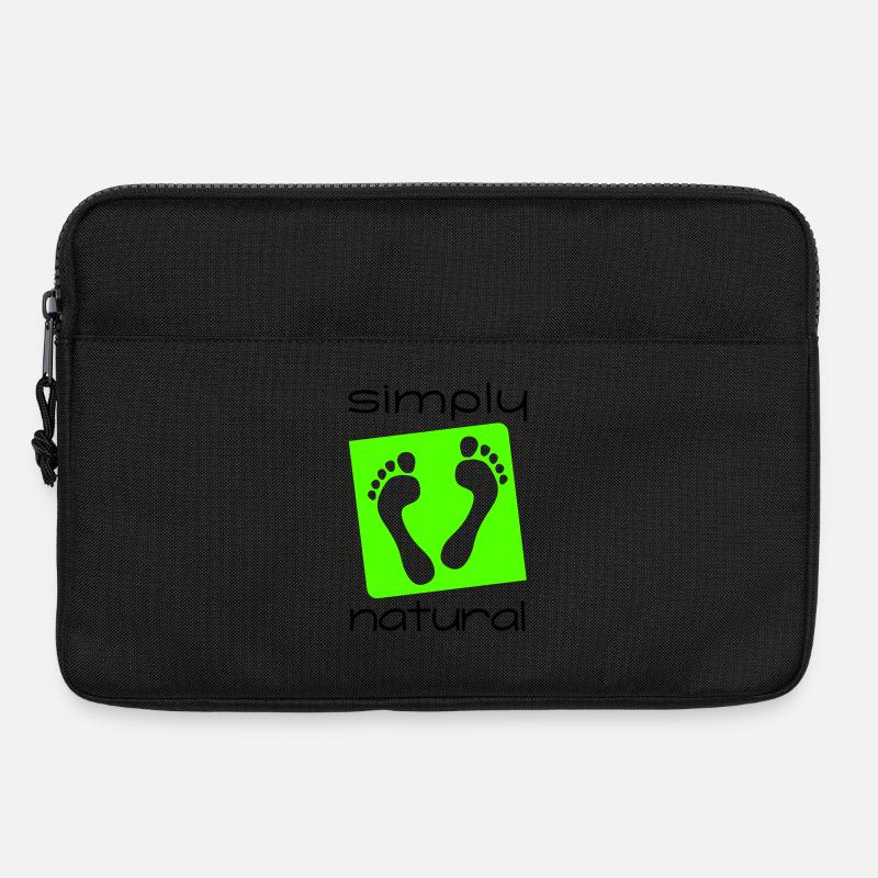 einfach barfuß | simply barefoot simply natural 2C - Laptoptasche 13" - Schwarz