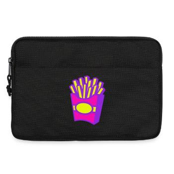 Frites Pop Art - Sacoche pour ordinateur portable 13 pouces - noir - Devant