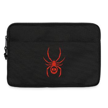 Red spider mite and skull - Laptop bag 13" - black - Front