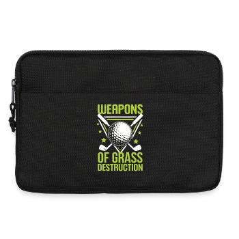 Golf - Waffen der Graszerstörung - Laptoptasche 13" - Schwarz - Vorne