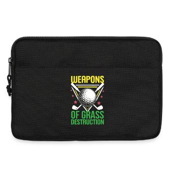 Golf - Waffen der Graszerstörung - Laptoptasche 13" - Schwarz - Vorne