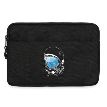 A Whale in the Stars (white) - Laptop bag 13" - black - Front