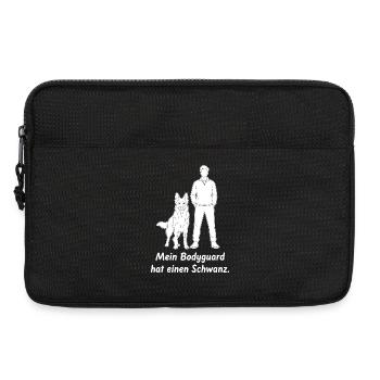 My bodyguard has a cock. - Laptop bag 13" - black - Front