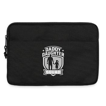 Papa Fille Squad Assorti Père Fille - Sacoche pour ordinateur portable 13 pouces - noir - Devant