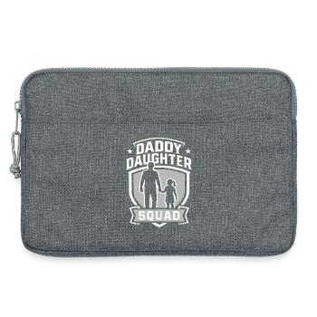 Daddy Daughter Squad Matching Vater Tochter - Laptoptasche 13" - Grau meliert - Vorne