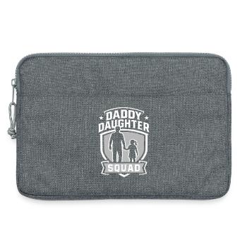 Daddy Daughter Squad Matching Vater Tochter - Laptoptasche 13" - Grau meliert - Vorne