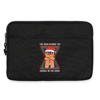 Christmas Gender Reveal Expectant Fathers - Laptop bag 13" - black - Front