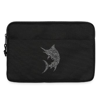 Marlin Tribal Maori Lineart für Meeresliebhaber - Laptoptasche 13" - Schwarz - Vorne