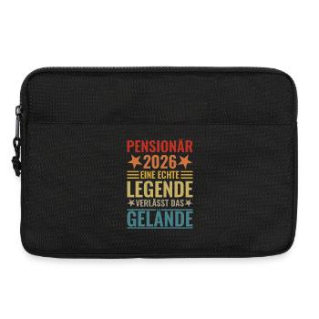 Pensioner 2026: Real legend leaves the site - Laptop bag 13" - black - Front