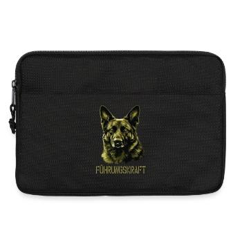 Schäferhund Führungskraft German Shepherd - Laptoptasche 13" - Schwarz - Vorne