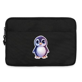 Pinguin - Laptoptasche 13" - Schwarz - Vorne