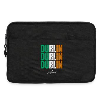 Dublin Ireland, souvenir of Dublin - Laptop bag 13" - black - Front