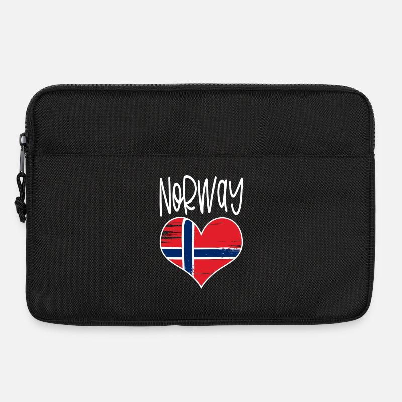 Norwegen - Laptoptasche 13" - Schwarz
