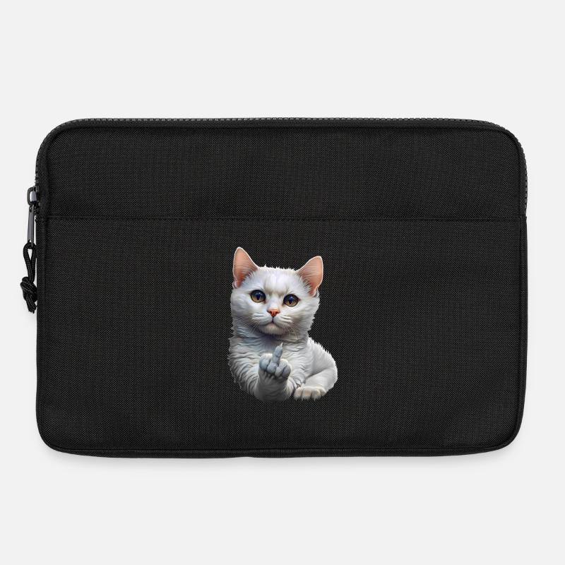 Katze - Laptoptasche 13" - Schwarz