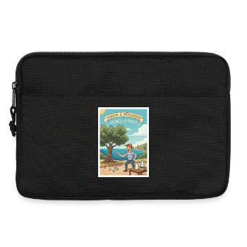 Urlaub im Pastis Pétanque Paradise - Laptoptasche 13" - Schwarz - Vorne