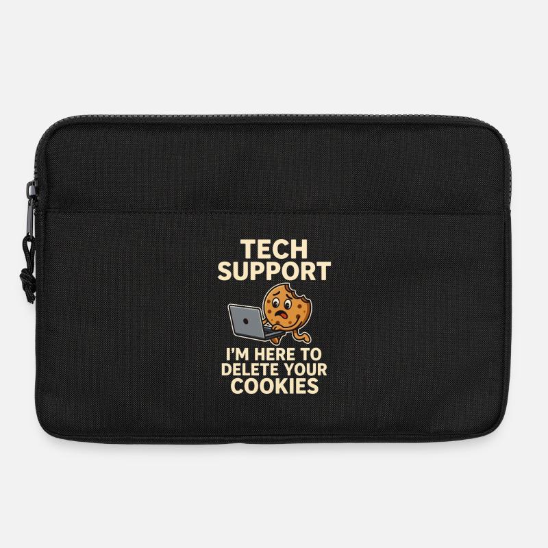 Tech Support I'm Here To Delete Your Cookies - Laptoptasche 13" - Schwarz