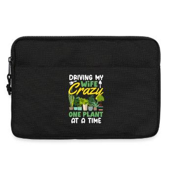 Cadeaux pour les jardins et les amoureux des plantes - Sacoche pour ordinateur portable 13 pouces - noir - Devant