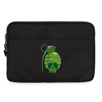 Granatapfelschädel - Laptoptasche 13" - Schwarz - Vorne