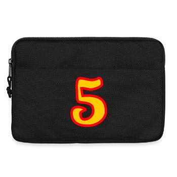 5. JUBILÄUM. 5 JAHRE. 5. JUBILÄUM - Laptoptasche 13" - Schwarz - Vorne