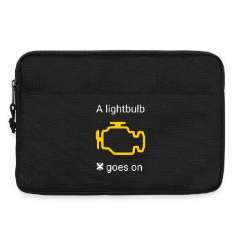 Car funny line check engine light vehicle  - Laptoptasche 13" - Schwarz - Vorne
