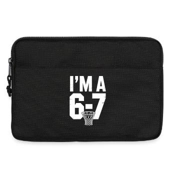 I'M A 6 7 Basketball Player Saying - Laptop bag 13" - black - Front