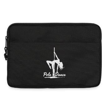 Pole Dance Poledancerin Silhouette Geschenk - Laptoptasche 13" - Schwarz - Vorne