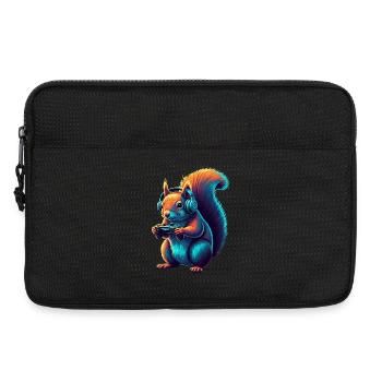 Squirrel Gaming Animal Video Games Funny - Laptop bag 13" - black - Front