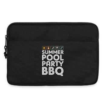 Pool Party - Laptop bag 13" - black - Front
