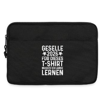 Journeyman 2026 T-Shirt Long Learning Grunge Gift - Laptop bag 13" - black - Front