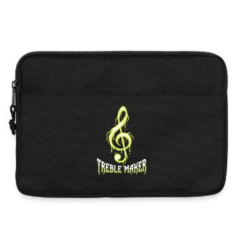 Treble Maker Musique drôle Musicien de jeux de mots - Sacoche pour ordinateur portable 13 pouces - noir - Devant