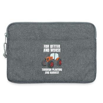 For Better Or Worse Planting And Harvest Design - Laptoptasche 13" - Grau meliert - Vorne