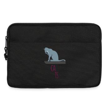 Weil Cats - Laptoptasche 13" - Schwarz - Vorne