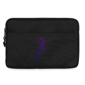 Iconisches Handball Motiv fuer Frauen - Laptoptasche 13" - Schwarz - Vorne