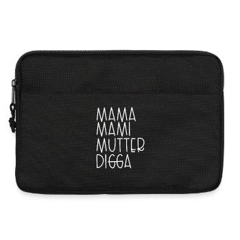Maman Maman Maman Digga - Sacoche pour ordinateur portable 13 pouces - noir - Devant
