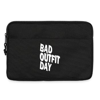 Bad Outfit Day - Laptop bag 13" - black - Front