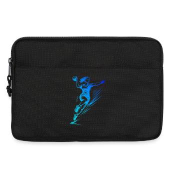 Handball Vibes für Handball fuer Frauen - Laptoptasche 13" - Schwarz - Vorne