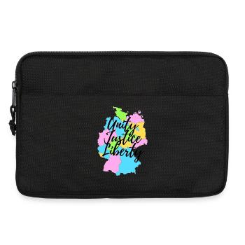 Map of Germany - Unity, Justice & Freedom 2 - Laptop bag 13" - black - Front