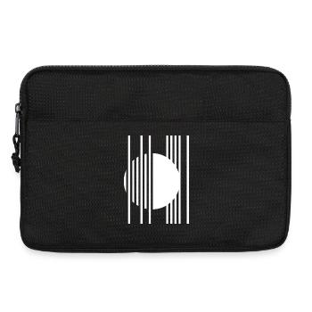 Circular Orbit Stripes - Laptop bag 13" - black - Front