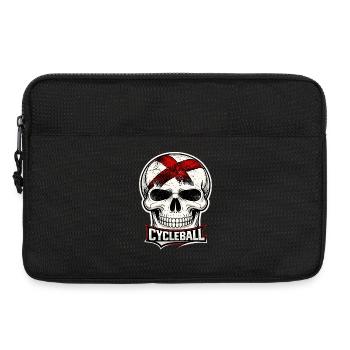 Radball, Cycleball, Hallenradsport, Unbesiegbar - Laptoptasche 13" - Schwarz - Vorne