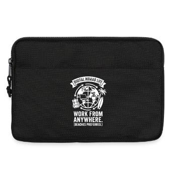 Travailler partout - Sacoche pour ordinateur portable 13 pouces - noir - Devant